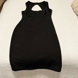Boohoo black dress